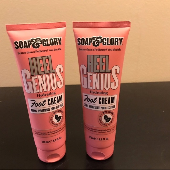 Soap & Glory Heel Genius Hydrating Foot Cream Set of Two. - Picture 1 of 2